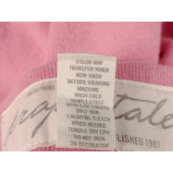 Aeropostale Pink Cropped Sweatpants Drawstring Logo Casual Athleisure Women's M - Picture 4 of 9